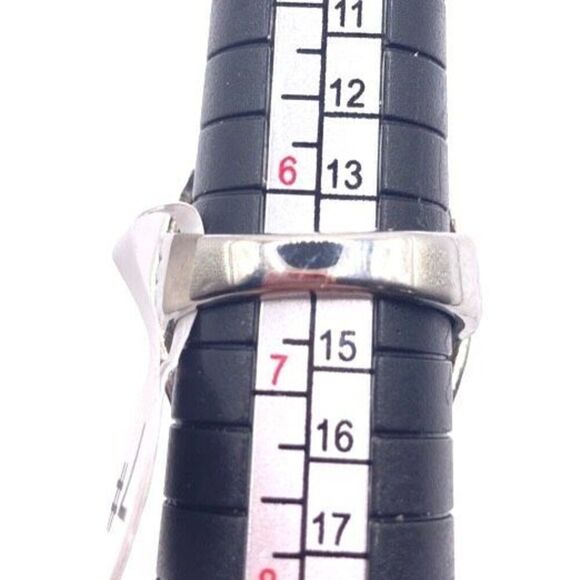 Mixed metal hammered textured chunky ring size 6.5 - Picture 4 of 4